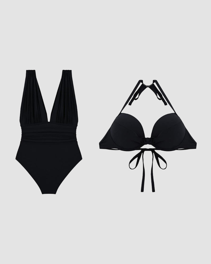 Nikita - Deep Plunge Sculpting One-Piece Swimsuit for Women