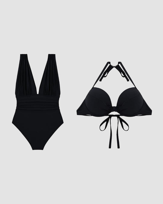 Nikita - Deep Plunge Sculpting One-Piece Swimsuit for Women