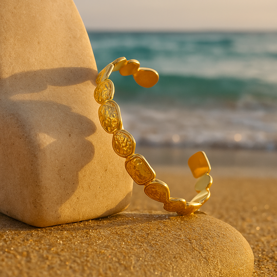 Ariel | Golden sand reflections