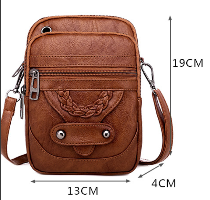 Madisen – Leather Crossbody Travel Bag for Women