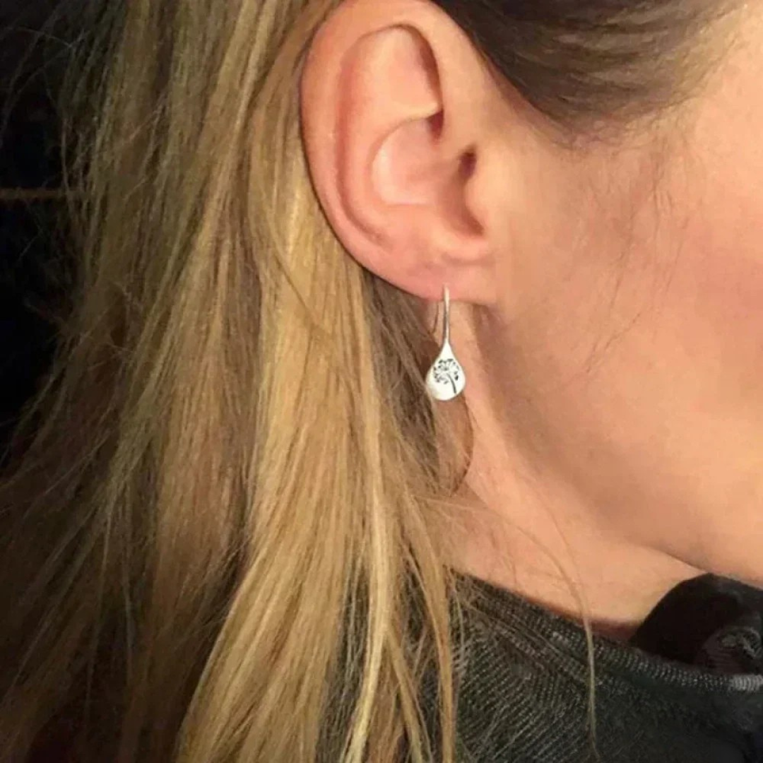 Karina– Botanical Teardrop Earrings