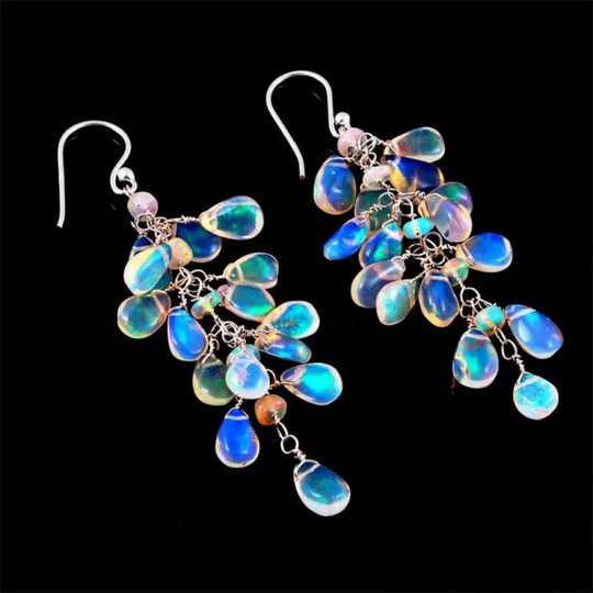 Elisse – Moonstone Cascade Earrings