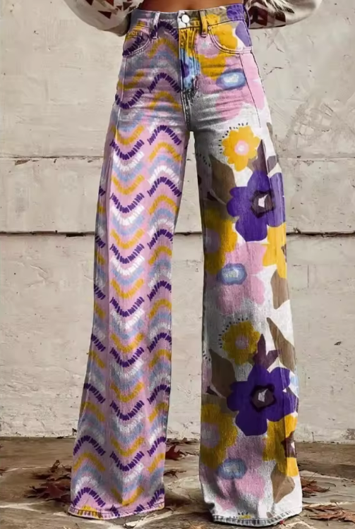 Rhoda – Bloomwave Artistic Flare Pants
