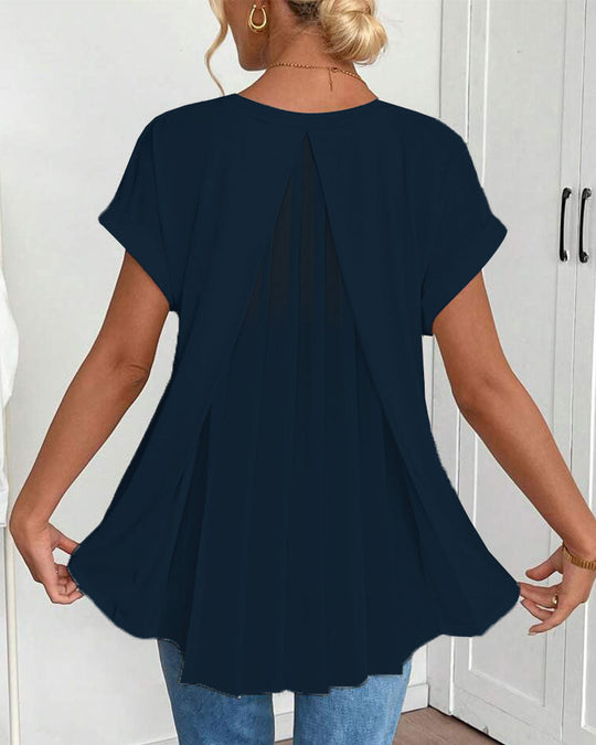 Casavie – FlowEase Pleated Tunic Tee