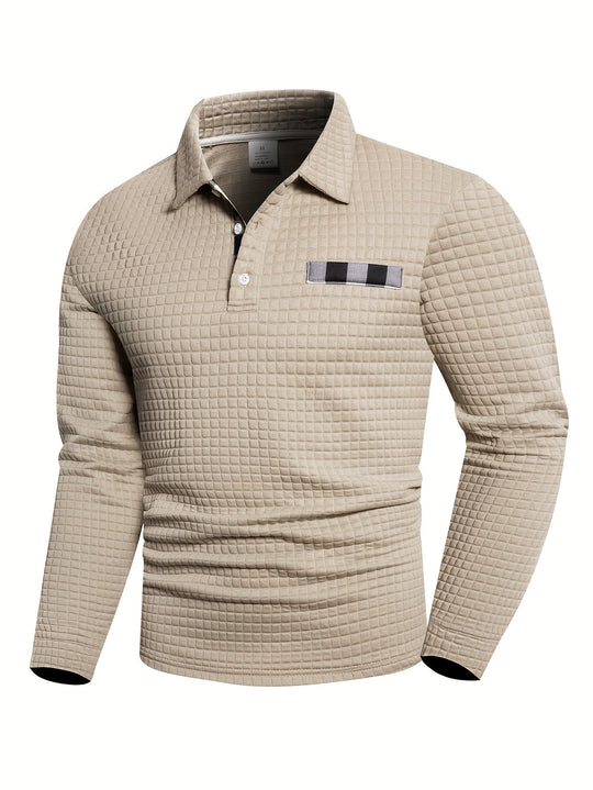 Enrique – Long-Sleeve Polo Shirt for Men