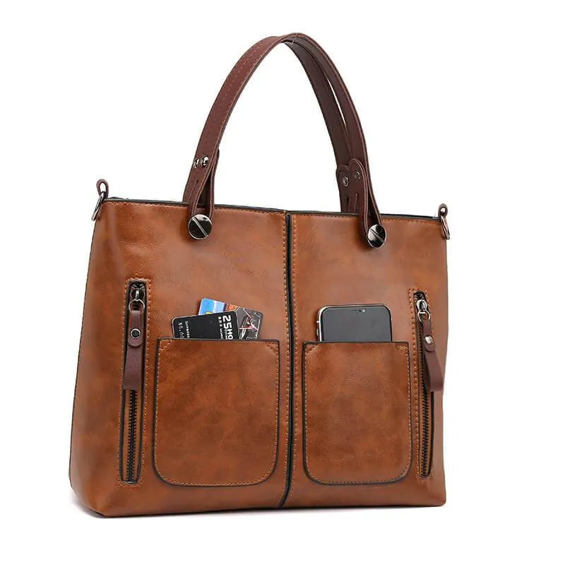 Amy – Sophisticated Leather Shoulder Bag