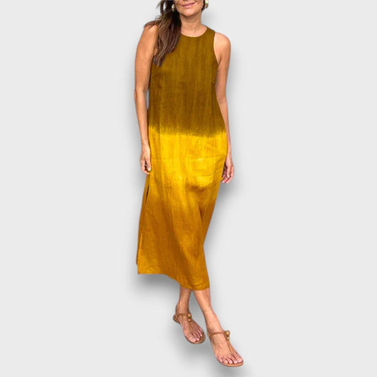 Elvani – Midi Dress in Soft Gradient