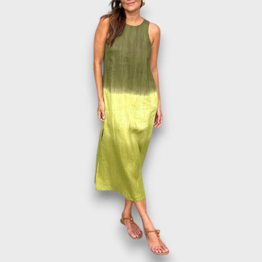 Elvani – Midi Dress in Soft Gradient