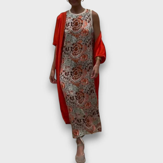 Isadora – Maxi Dress with Cardigan