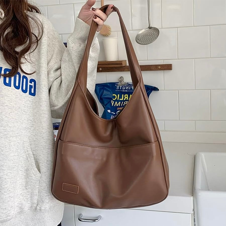 Drew – Minimalist Soft Leather Shoulder Bag for Women