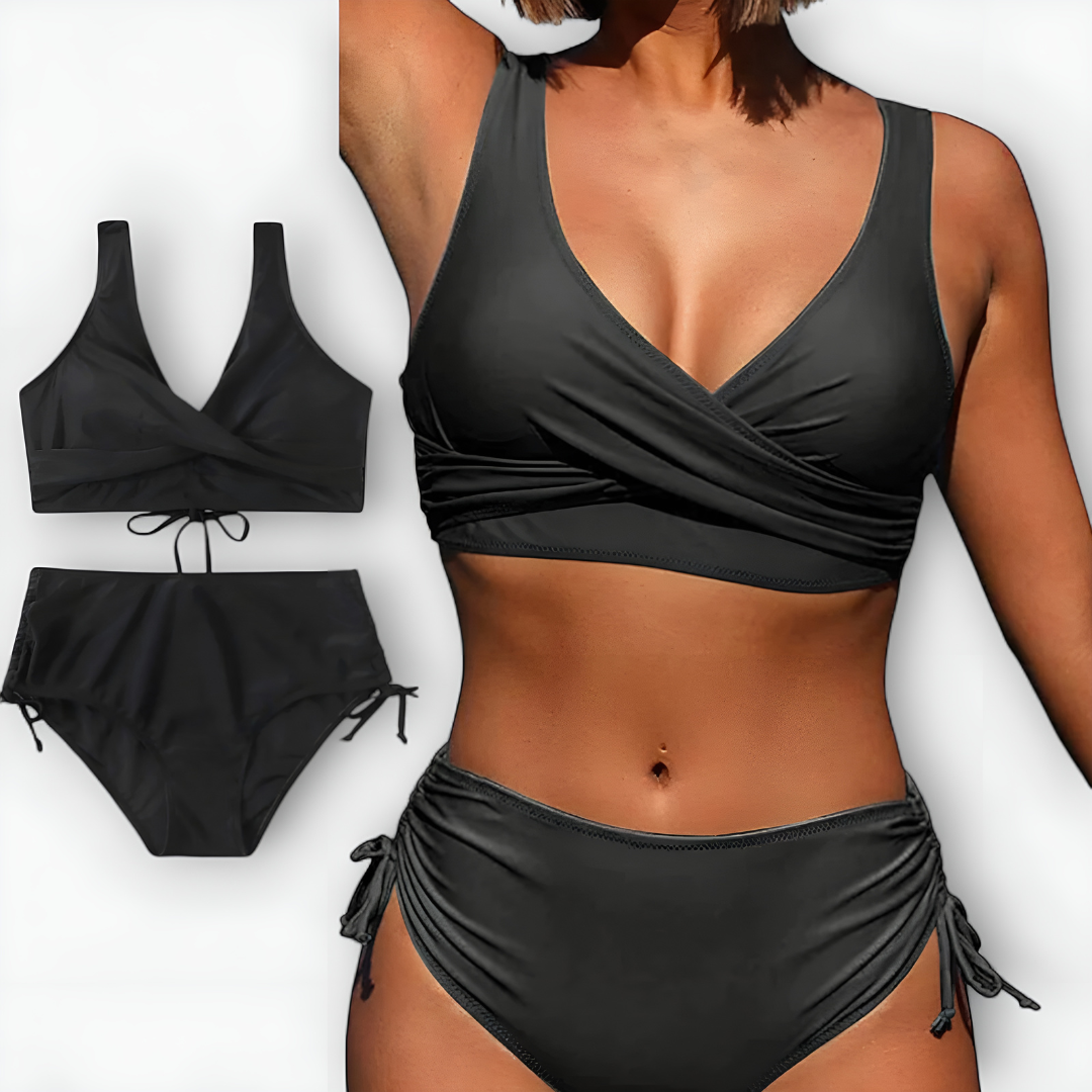 Catiuscia – Ruched Wrap Bikini Set for Women