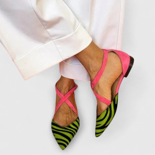 Susan – Bold Pointed-Toe Flats for Women