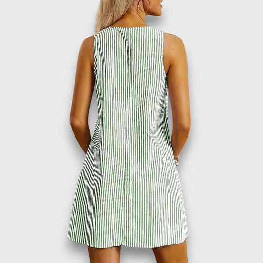 Mariva – Striped Summer Dress with Pockets