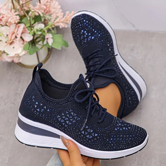 Cyan – Lightweight Knit Sneakers for Women