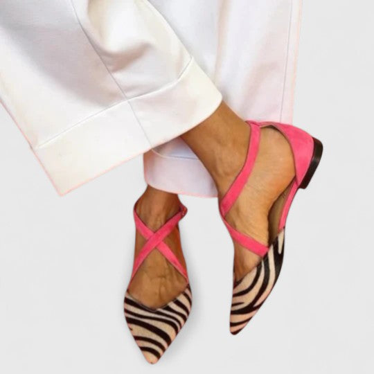 Susan – Bold Pointed-Toe Flats for Women