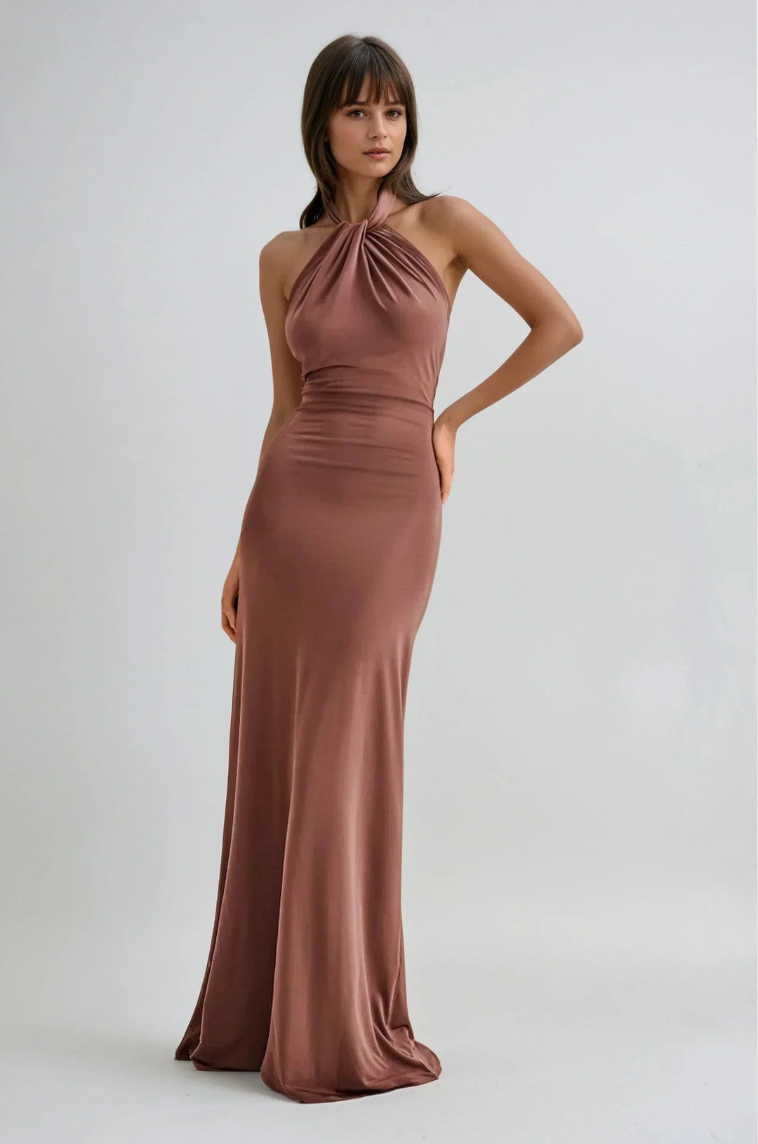Allison – Halter Neck Backless Evening Gown for Women