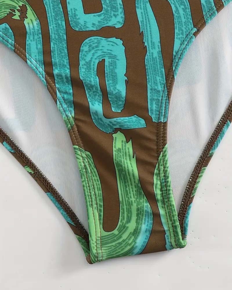 Naia – Tribal Muse One-Piece Swimsuit for Women