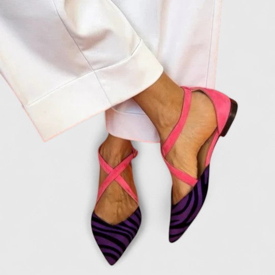 Susan – Bold Pointed-Toe Flats for Women
