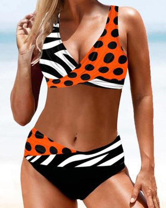 Alyona  – Graphic Print Bikini Set for Women