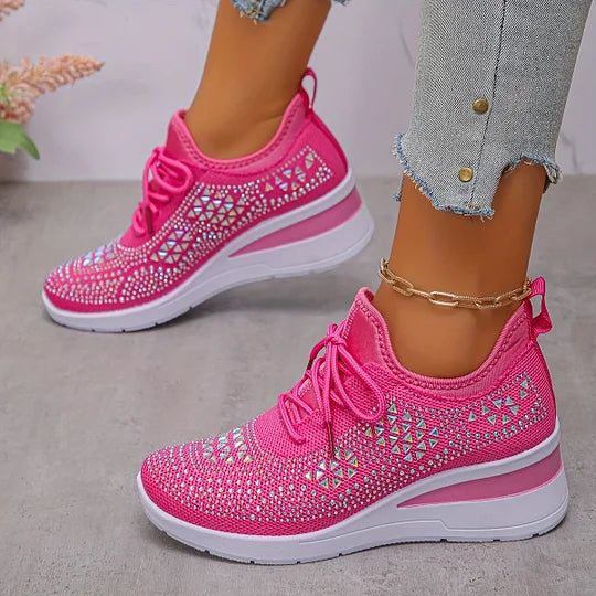 Cyan – Lightweight Knit Sneakers for Women