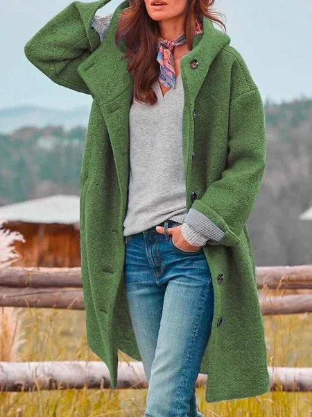 Camryn – Cozy Button-Down Winter Coat for Women