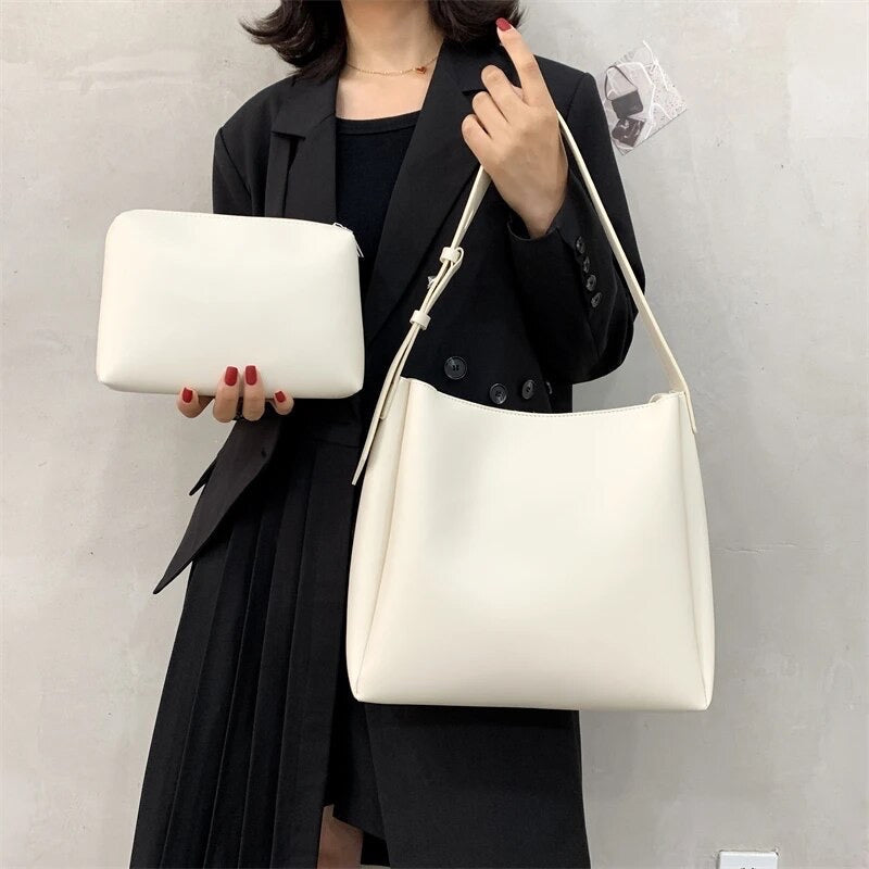 Adrienne – Sleek Leather Tote Bag for Women