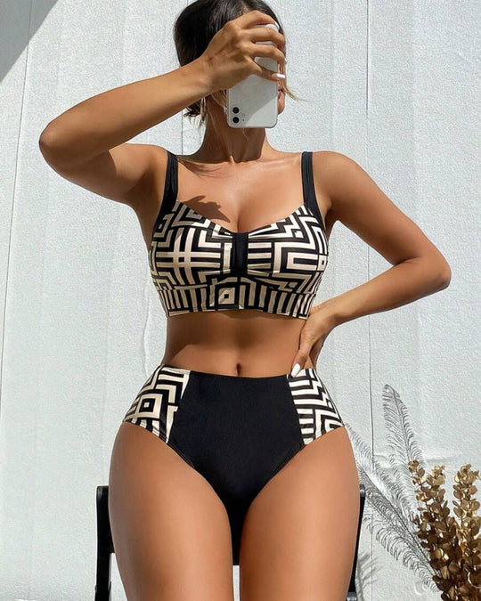 Zebudah – Modern Maze Bikini for Women