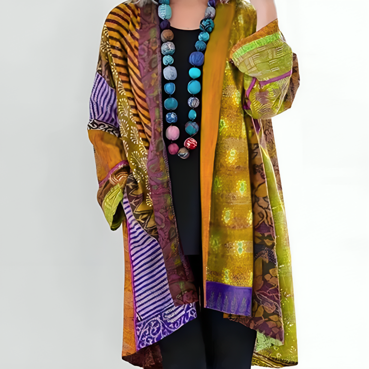 Aniyah – Bohemian Patchwork Kimono for Women