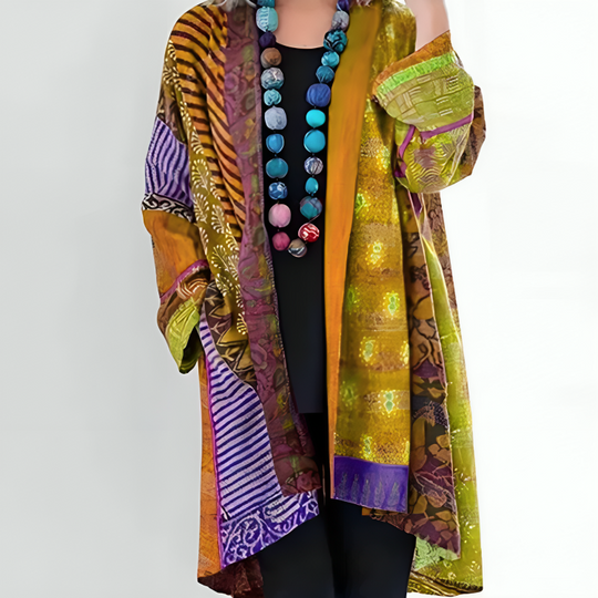 Aniyah – Bohemian Patchwork Kimono for Women