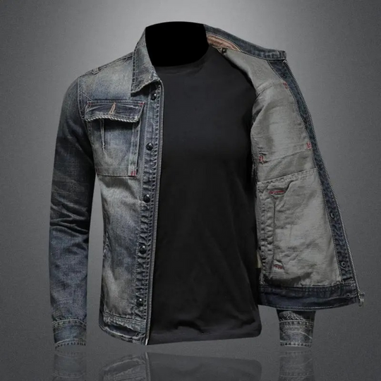 Ralph – Distressed Denim Jacket for Men