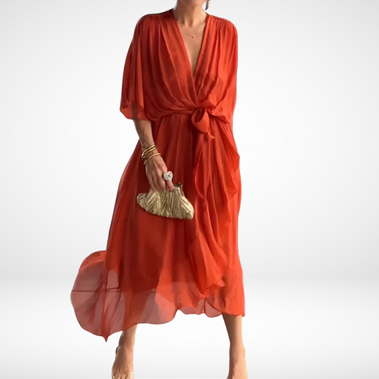 Vivienne | Wrap Bloom Dress