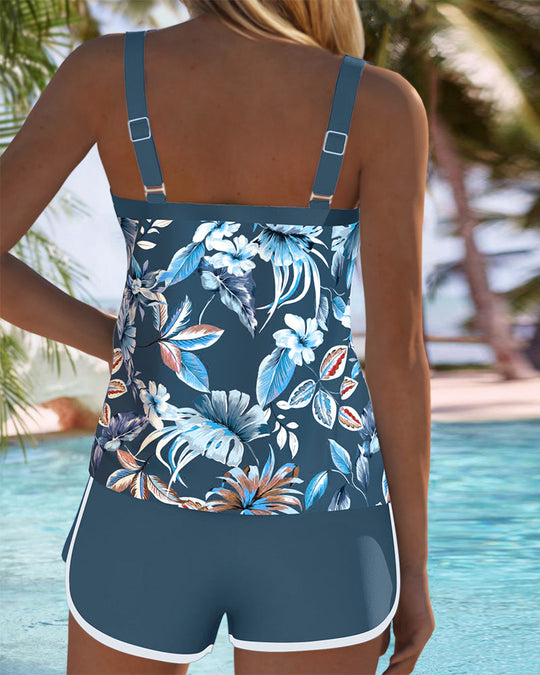 Bożena – Tropical Print Tankini for Women