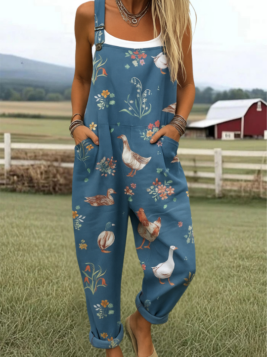 Simply | BloomEase Artistic Wide-Leg Jumpsuit