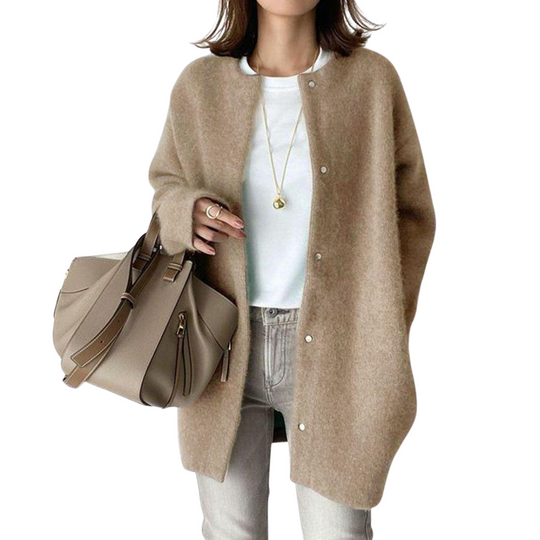 Liane – Cozy Knit Button-Up Cardigan for Women