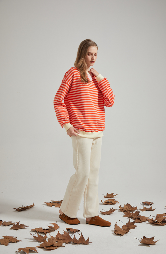 Frederika™ | Oversized Striped Sweater