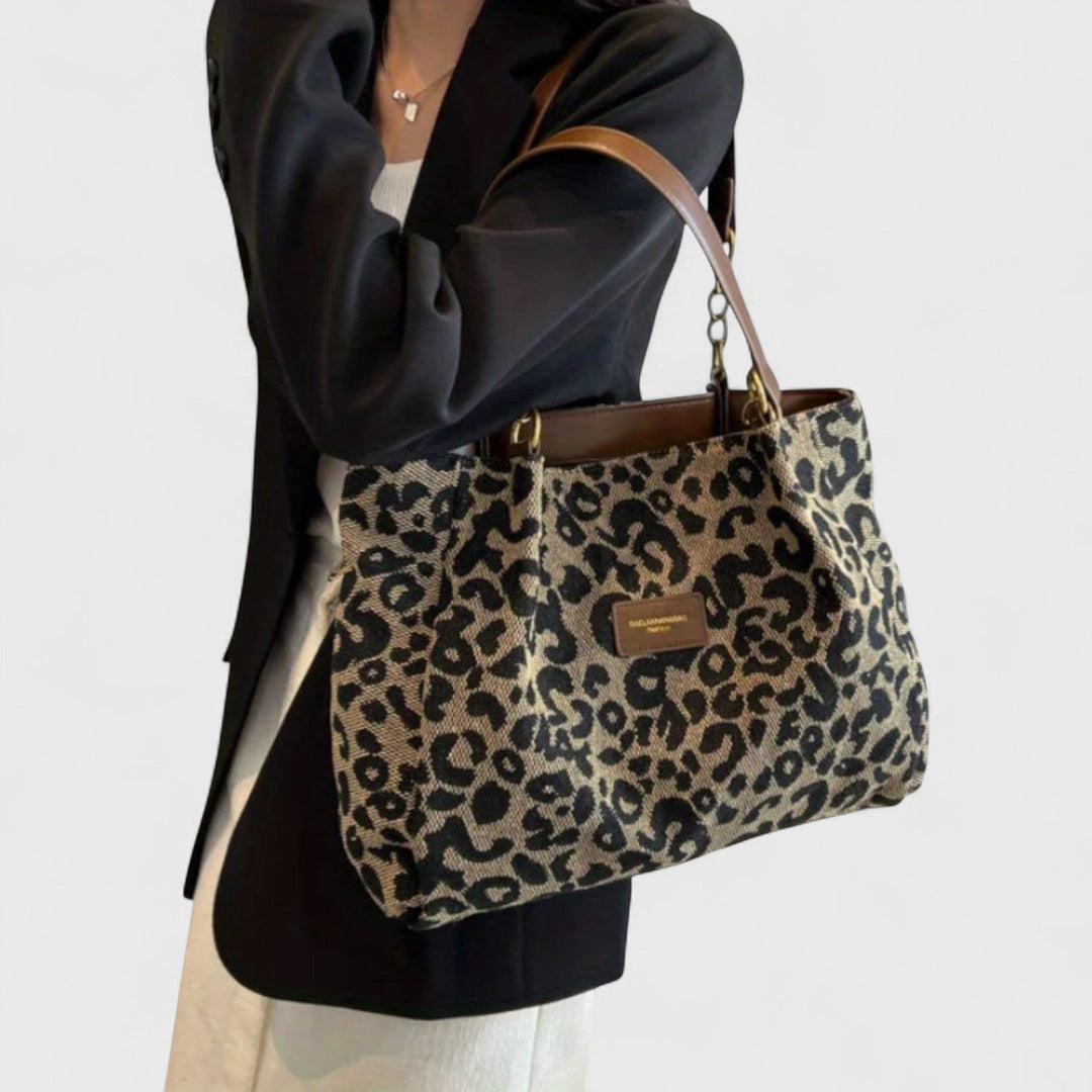 Lindsay – Leopard Print Tote Bag for Women
