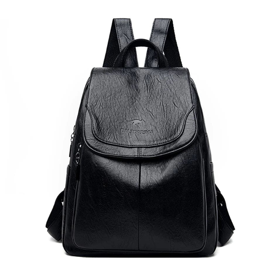 Cyia – Classic Leather Backpack for Women