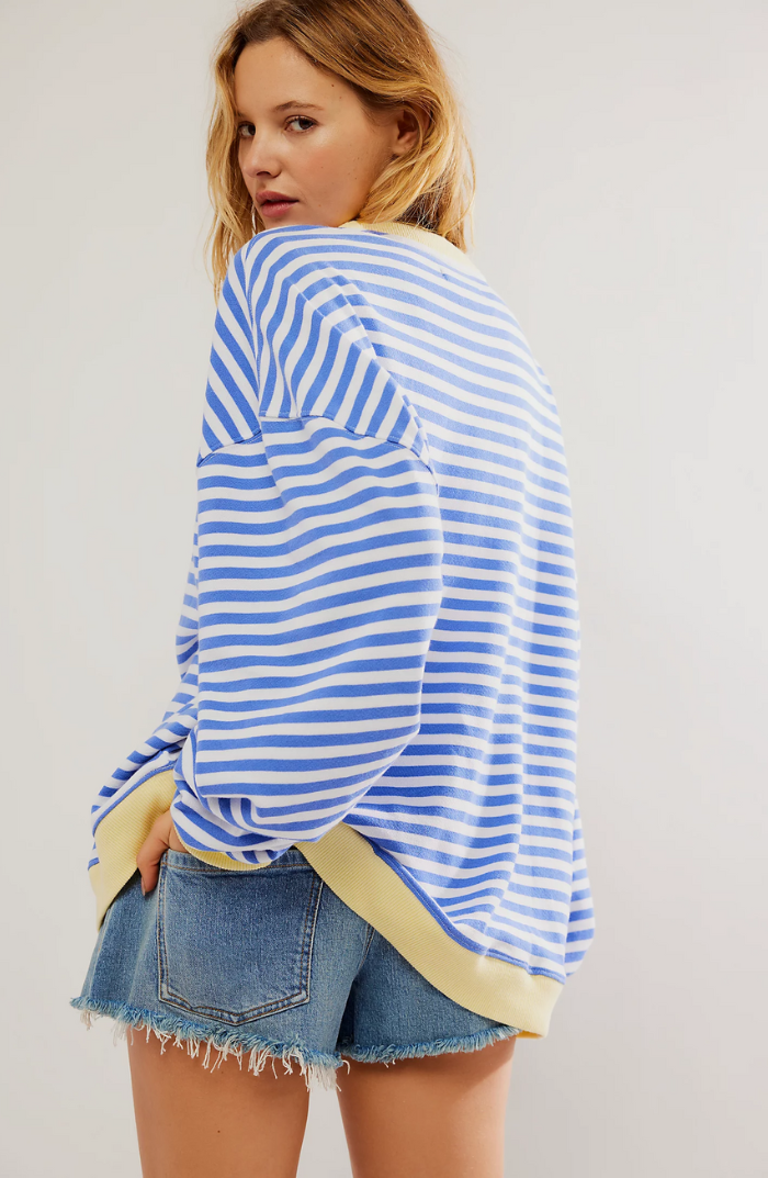 Frederika™ | Oversized Striped Sweater