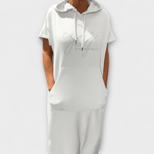 Daiselle – Casual Hooded Dress with Pockets