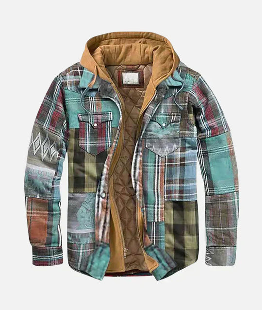 Colton – Warm Lined Plaid Jacket for Men