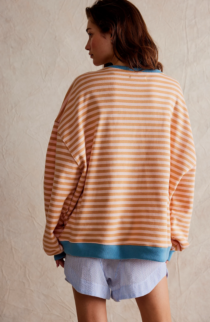 Frederika™ | Oversized Striped Sweater