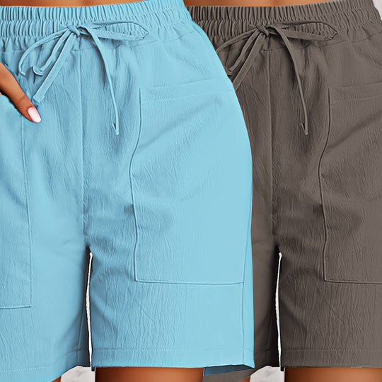 Mika – Lightweight Drawstring Shorts for Women
