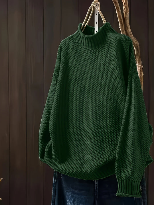 Magdalene – Chunky Knit Turtleneck Sweater for Women