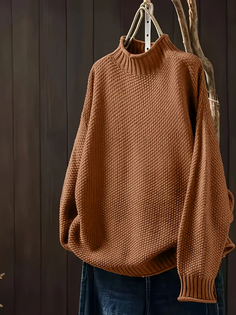 Magdalene – Chunky Knit Turtleneck Sweater for Women
