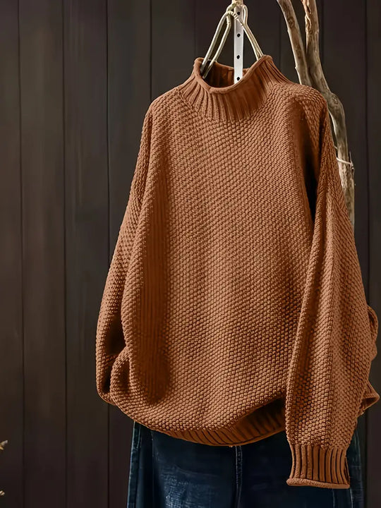 Magdalene – Chunky Knit Turtleneck Sweater for Women
