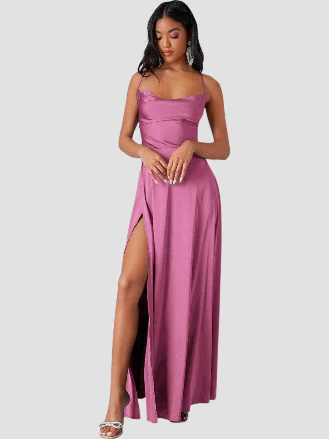 Alexie – Satin Evening Gown for Women
