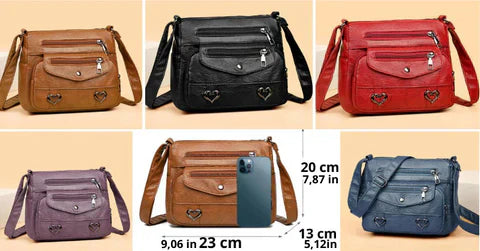 Glenne – Multi-Pocket Crossbody Bag for Women