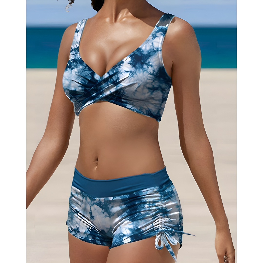 Maree – Twist-Front Active Tankini Set for Women