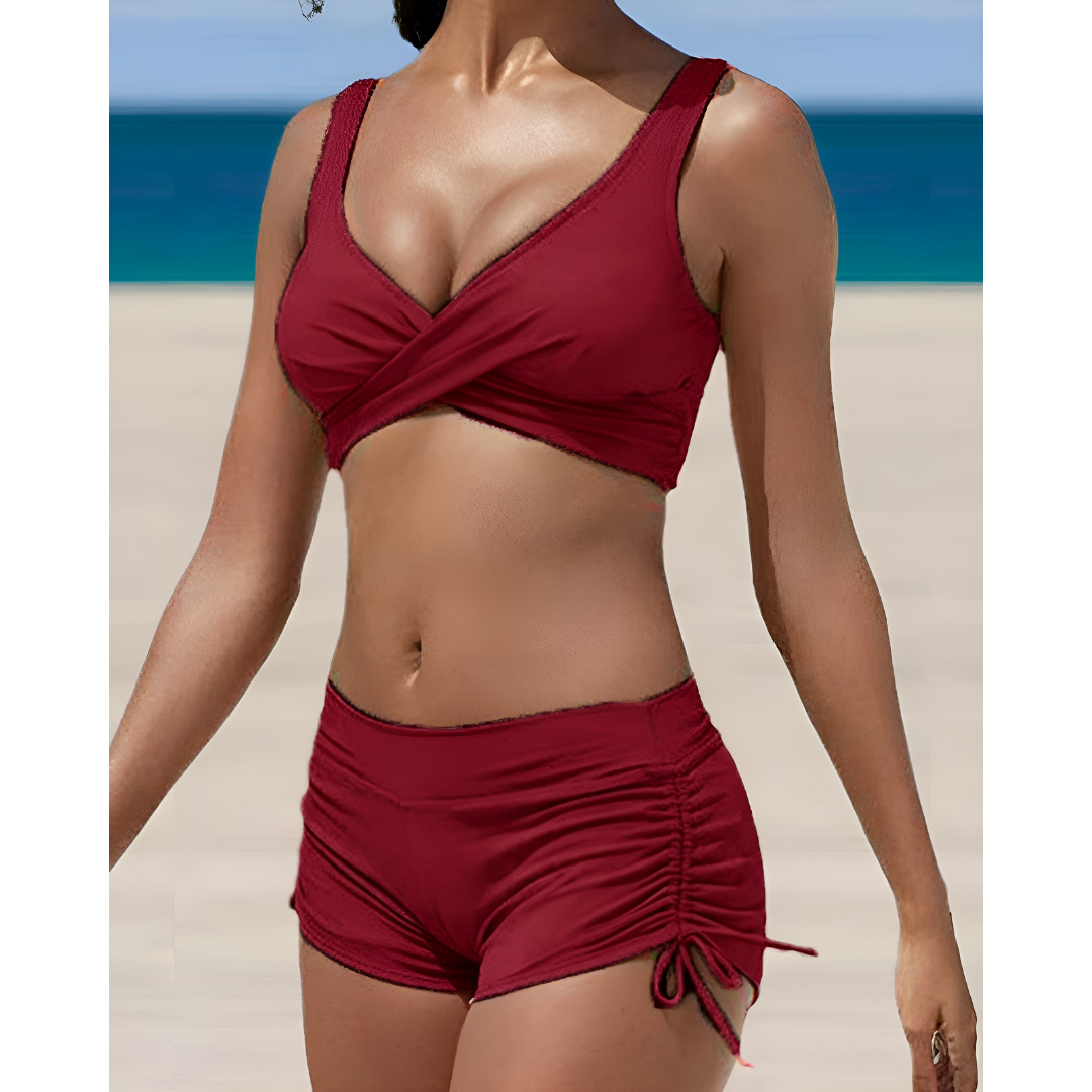Maree – Twist-Front Active Tankini Set for Women