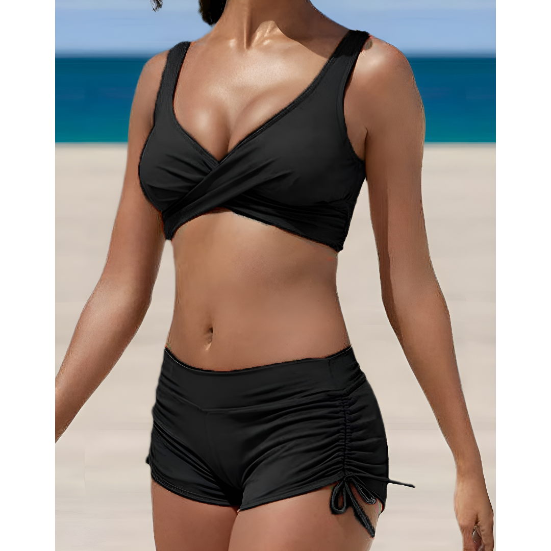 Maree – Twist-Front Active Tankini Set for Women